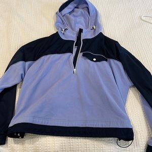 Athlete pull over hoodie
